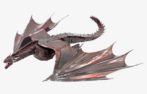 Drogon    Src Https - Metal Earth Game Of Thrones Drogon, HD Png Download, Transparent PNG